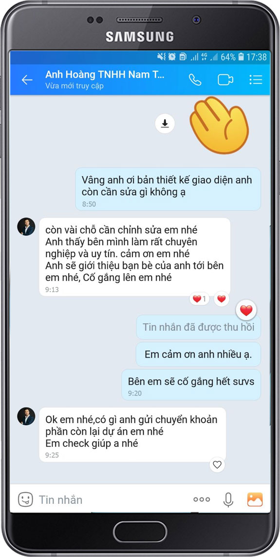 phản hồi khách hàng